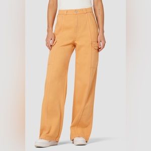 Hudson High-Rise Wide Leg Cargo Jeans